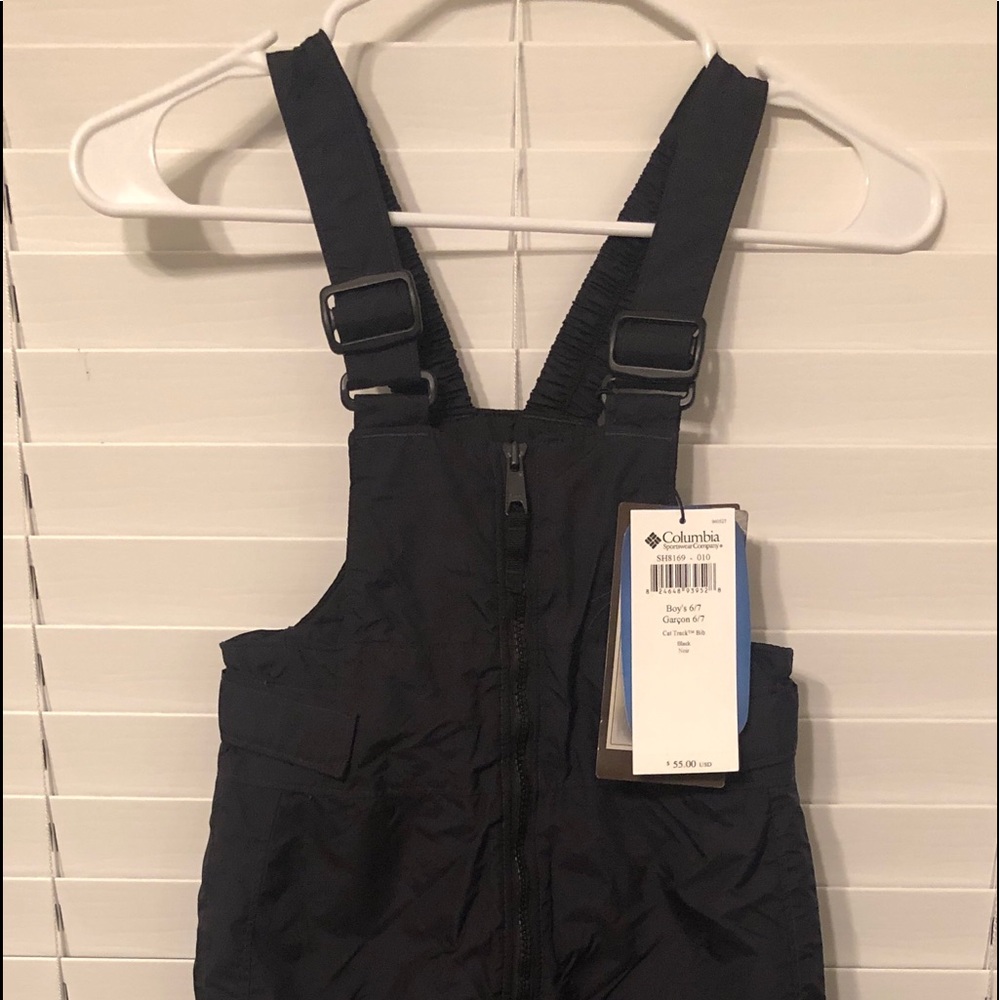 Child’s 6-7 𝕮𝖔𝖑𝖚𝖒𝖇𝖎𝖆 Snow Bib LIKE NEW